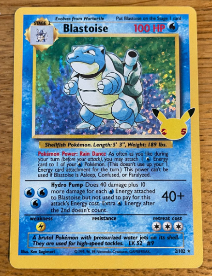 Blastoise (Celebrations / Near Mint)