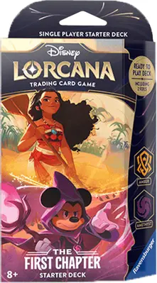 DISNEY LORCANA THE FIRST CHAPTER TCG STARTER DECK - MOANA & MICKEY