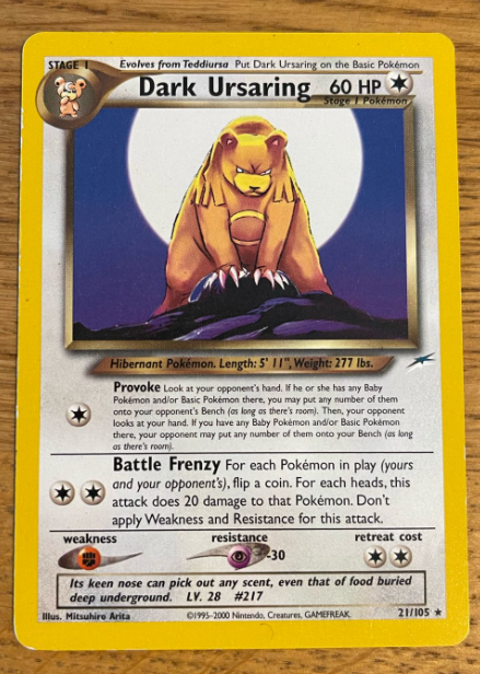 Dark Ursaring (Neo Discovery / Excellent)