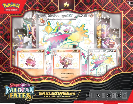 Paldean Fates Skeledirge EX Premium Collection
