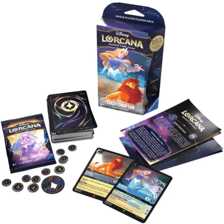 DISNEY LORCANA THE FIRST CHAPTER TCG STARTER DECK - AURORA & SIMBA