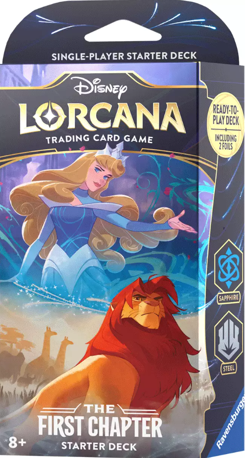 DISNEY LORCANA THE FIRST CHAPTER TCG STARTER DECK - AURORA & SIMBA