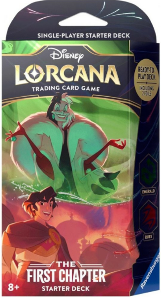 DISNEY LORCANA THE FIRST CHAPTER TCG STARTER DECK - CRUELLA & ALADDIN