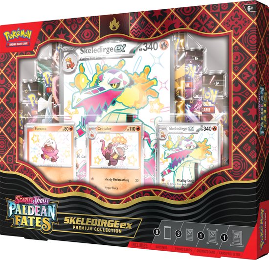 Paldean Fates Skeledirge EX Premium Collection