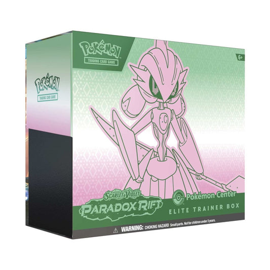 Pokemon Paradox Rift Elite Trainer Box Iron Valiant Pokemon Center Edition